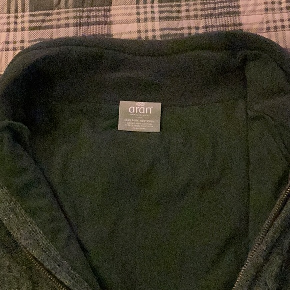NWOT Windproof Aran Style Sweater/Jacket - Picture 6 of 6